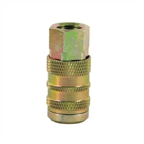 Bostitch IC-14F Industrial 1/4″ Female Hose Coupler – 1/4″ NPT Thread