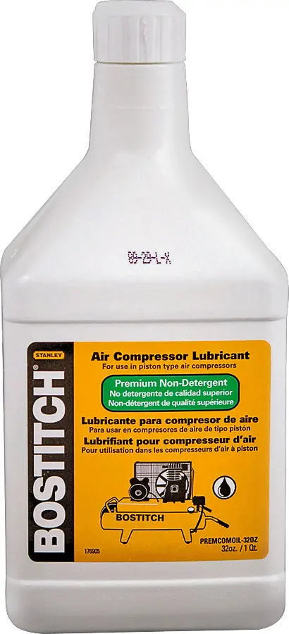 Bostitch PRECOMOIL-32OZ Premium Compressor Oil – 32 Fluid Ounces