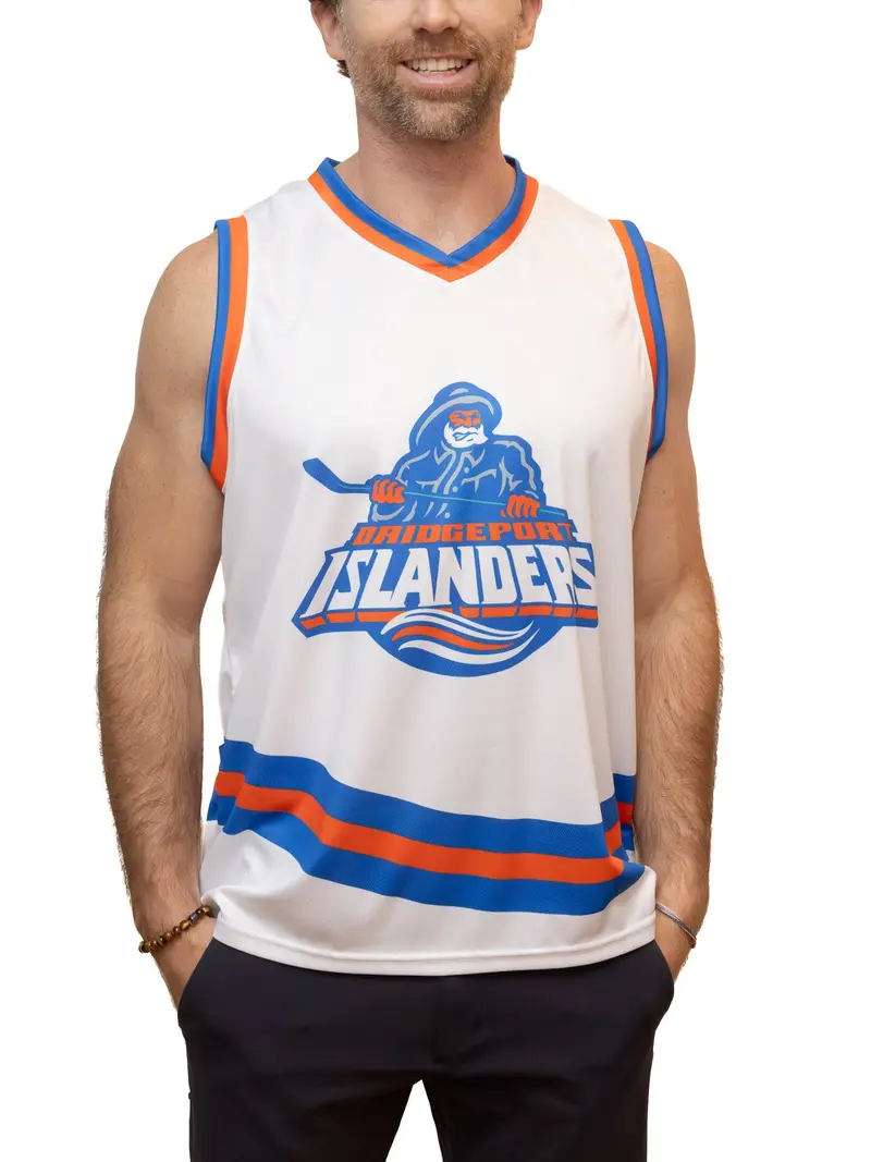 Bridgeport Islanders Fisherman Away Design Hockey Tank Top