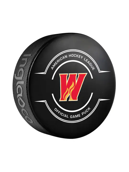Calgary Wranglers Center Ice Game Puck – Official AHL Team Memorabilia