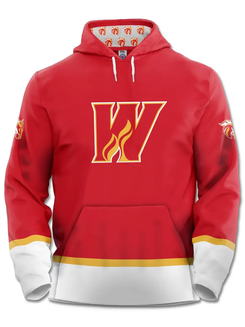 Calgary Wranglers Team-Specific Hockey Hoodie