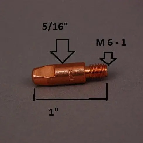 Contact Tip Pack – 10-Pack for HTP 24 Series MIG Welding Guns
