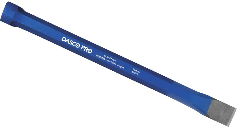 Dasco Pro 1/4″ Cold Chisel – 4-7/8″ Forged Steel Cutting Tool
