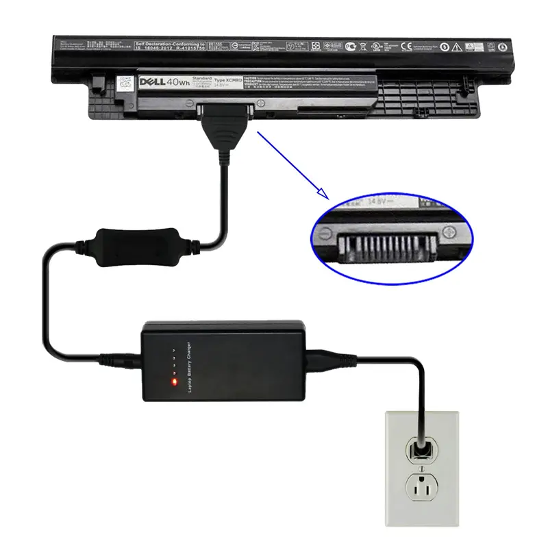 Dell Inspiron External Laptop Battery – 16.8V Replacement for XCMRD, 3421, 3521, 3721, 5521, 5721 Models