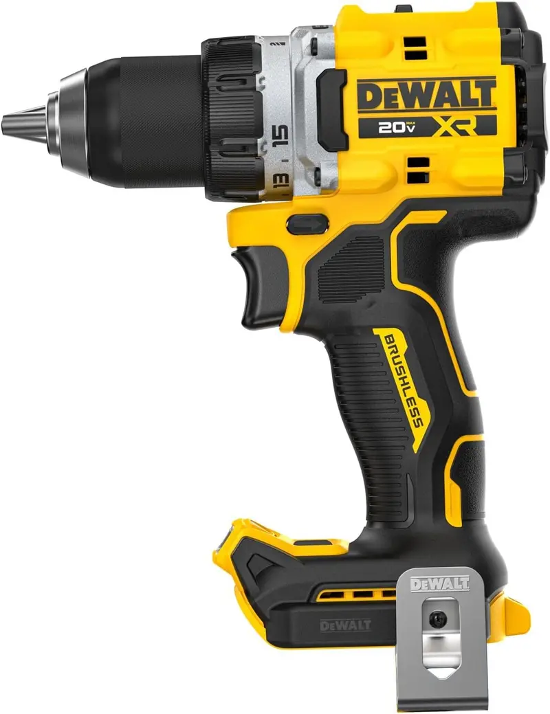 DEWALT 20V MAX XR Brushless 1/2″ Cordless Drill/Driver (Bare Tool)