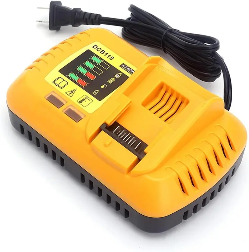 DEWALT DCB118 Dual-Voltage Fast Charger for 20V/60V FLEXVOLT Batteries (12Ah DCB612, 15Ah DCB615)
