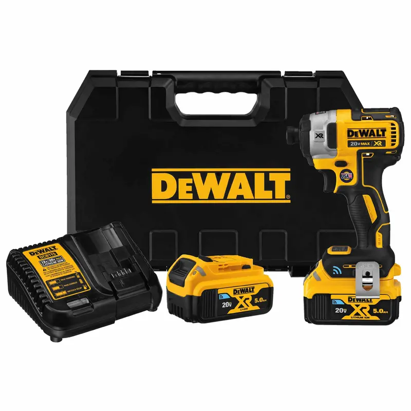 DEWALT DCF888P2BT 20V MAX XR Impact Driver Kit with Tool Connect Technology