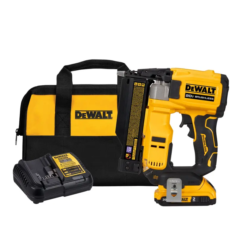 DEWALT DCN623D1 20V MAX XR 23-Gauge Pin Nailer Kit – Includes 2.0Ah Battery & Charger