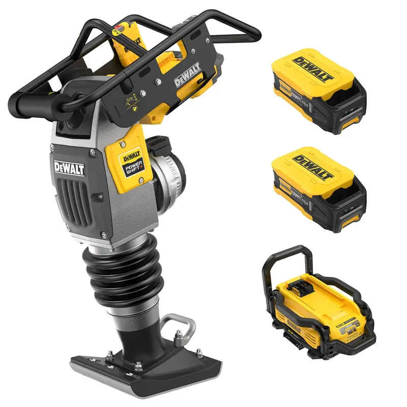 DEWALT DCPS660AG2: 60kg Cordless Rammer Compaction Kit