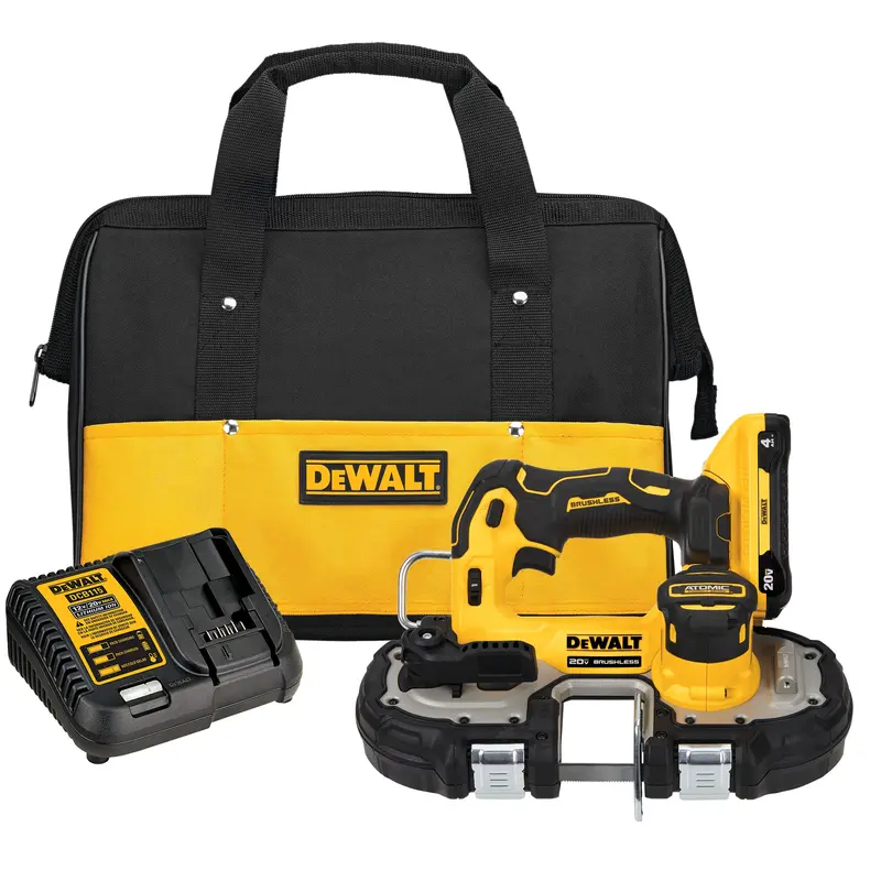 DEWALT DCS377Q1 ATOMIC 20V MAX Brushless 1-3/4″ Band Saw Kit – Includes 4.0 Ah Battery