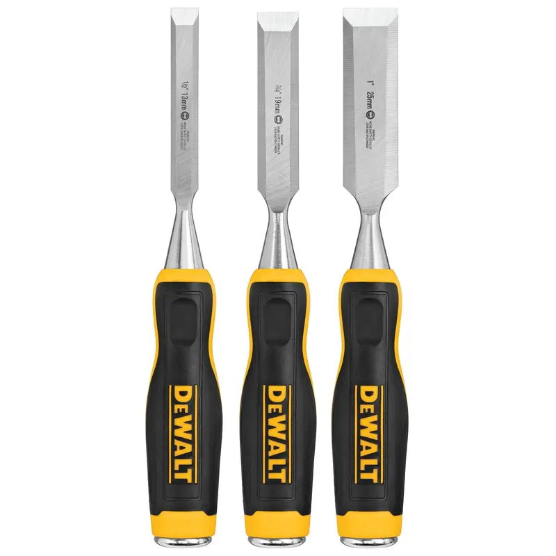 DEWALT DWHT16862 Professional 3-Piece Wood Chisel Set