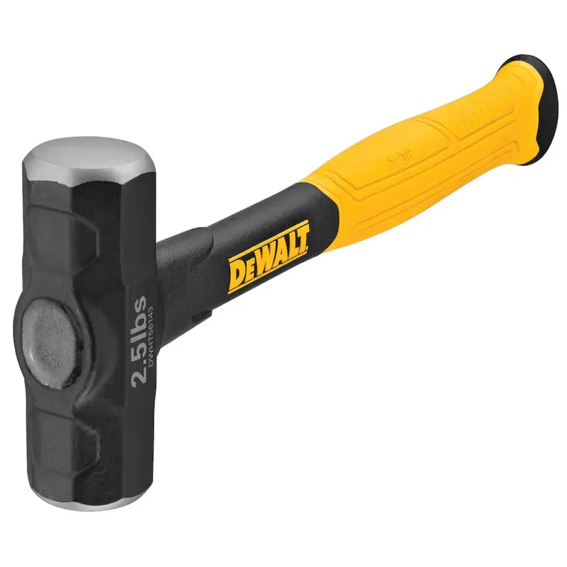DEWALT DWHT56153 2.5 lb Fiberglass Engineer Hammer – Lightweight Precision Striking Tool