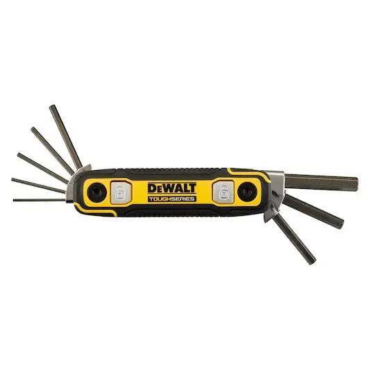 DEWALT DWHT70266 Folding Locking SAE Hex Key Set
