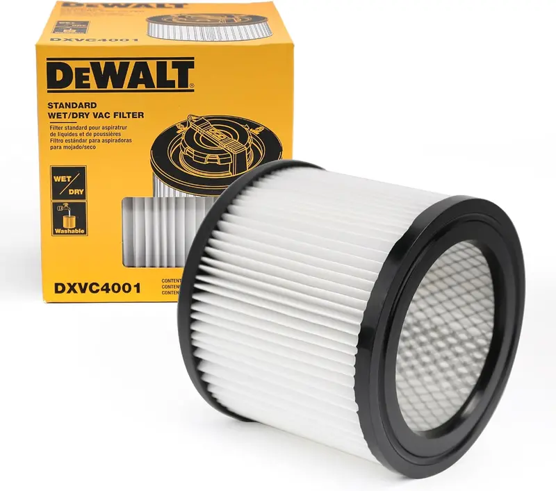 DEWALT DXVC4001 Cartridge Filter for 4–5 Gallon Wet/Dry Vacuums