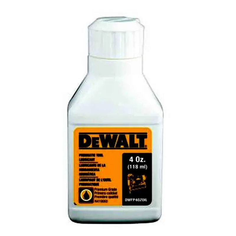 DEWALT Premium Pneumatic Tool Oil – 4 oz Bottle (DWFP4OZOIL)