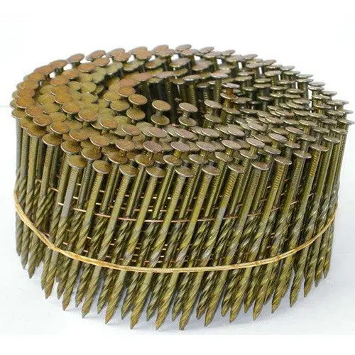 Driven 214CFN45M Bright Spiral Common Coil Nails – 2-1/4″ × 0.099″, 4,500 per Box