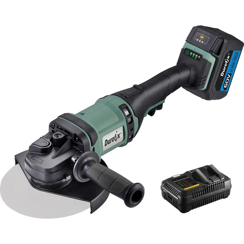 Durofix RG6020-180-PM 60V 7″ 3-Speed Brushless Angle Grinder Kit