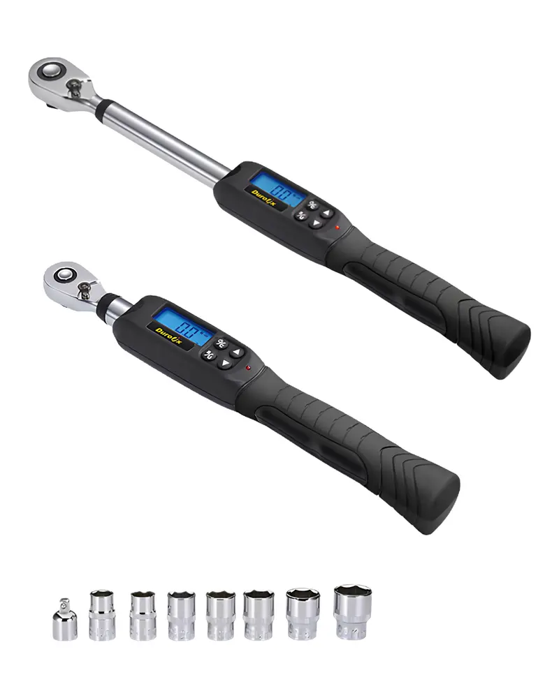 Durofix RM601-34 Heavy-Duty Dual-Drive Digital Torque Wrench Kit: 3/8″ & 1/2″