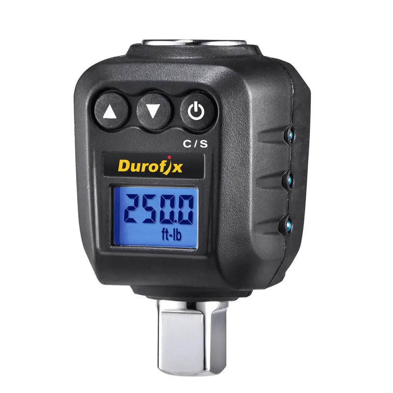 Durofix RM602-4A 1/2″ Digital Torque Adapter – 25–250 ft-lbs, Backlit Display