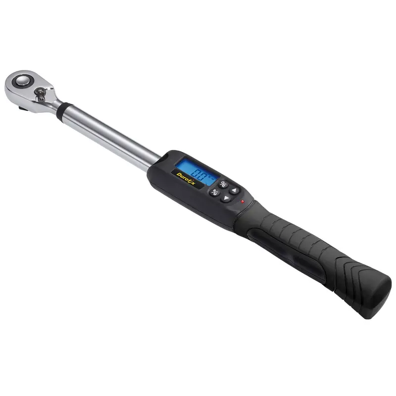 Durofix RM607-4S 1/2″ Heavy-Duty Digital Torque Wrench (14.8–147.5 ft-lbs) with Backlit Display