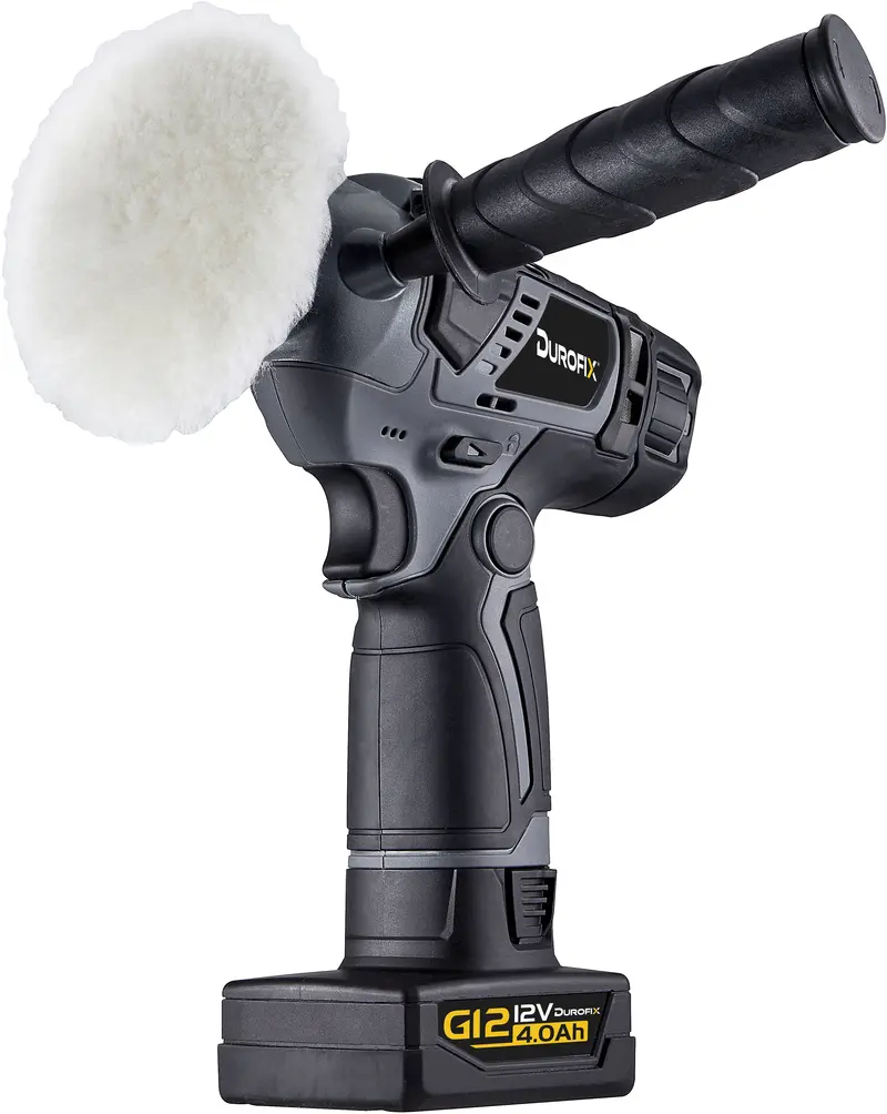 Durofix RS1222-PG G12 12V 3″ Cordless Polisher & Sander Kit – 16-Speed, 4.0Ah Battery Included