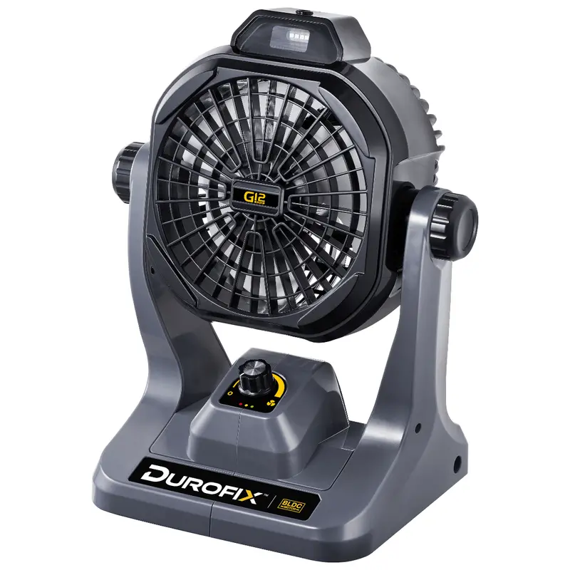 Durofix RZ1290T G12 12V Portable Jobsite Fan – Bare Tool Only