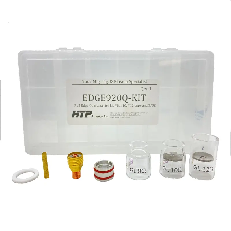 EDGE® Quartz Cup Kit Compatible with 9 & 20 Series TIG Torches