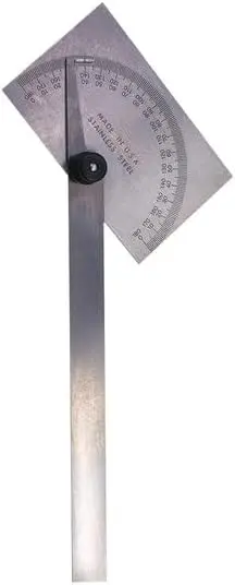 EMPIRE 27912 Stainless Steel 6-Inch Precision Protractor