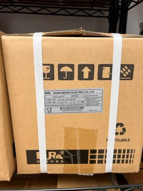 EURA E2000 Series VFD – 0.55kW, 200V, Single-Phase Input