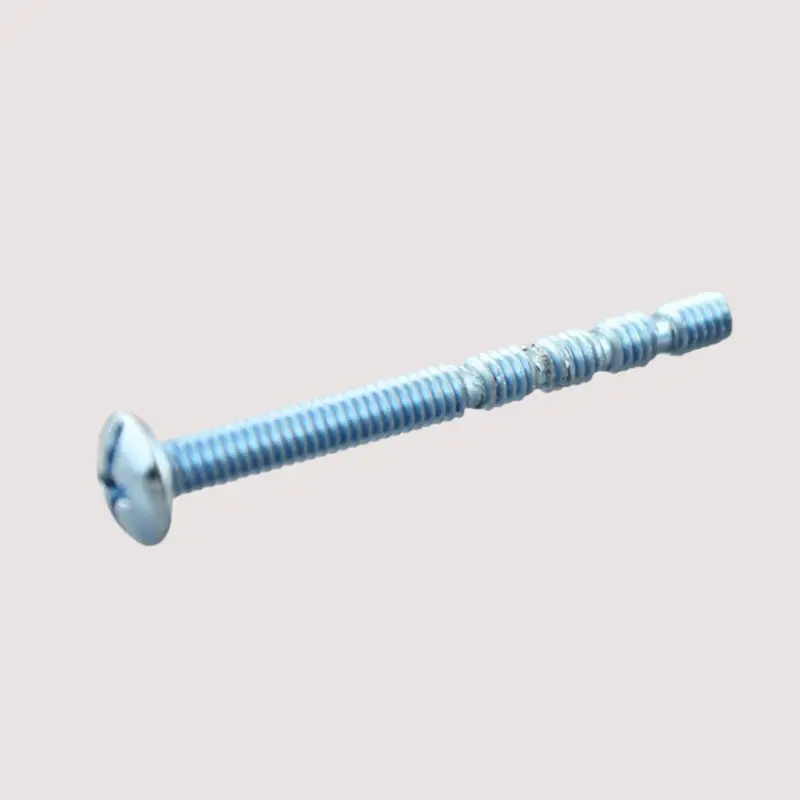 Eurofit 32MS030BF Breakaway Handle Screw – Pan Head, Zinc-Plated, #8-32 × 1-3/4″, 100 per Bag