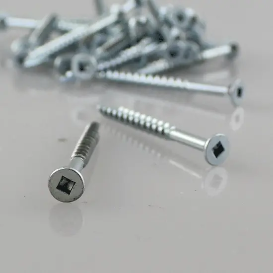 Eurofit #8 x 1-3/4-Inch Flat-Head Square Drive Screws – Type 17 Sharp Point, 1,000 per Box (Model 080134FH)