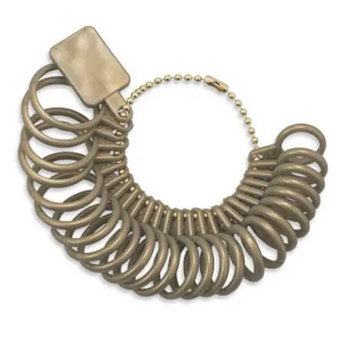 Flexible Plastic Finger Sizing Band
