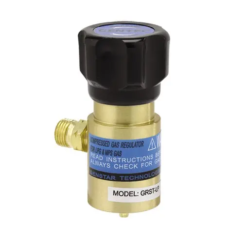 Gas Regulator Compatible with Disposable Fuel Tanks
