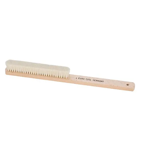 Glasgow-Style Soft Wooden Bench Brush for Gentle Debris Removal