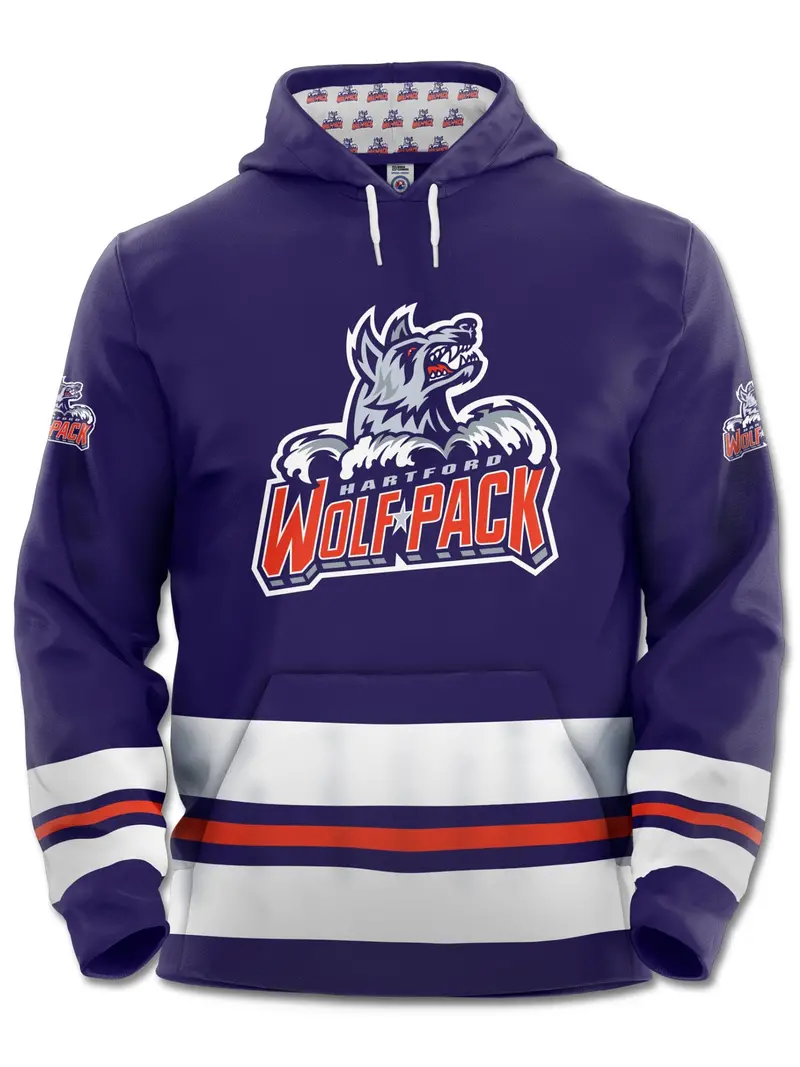 Hartford Wolf Pack NHL-Affiliated Hockey Hoodie