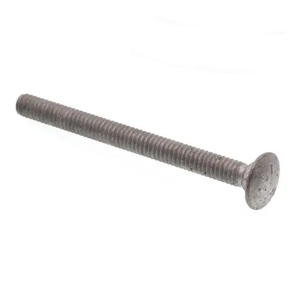 Hot-Dip Galvanized Carriage Bolt – 3/8″ x 8″, Pan Head, 125 Per Box