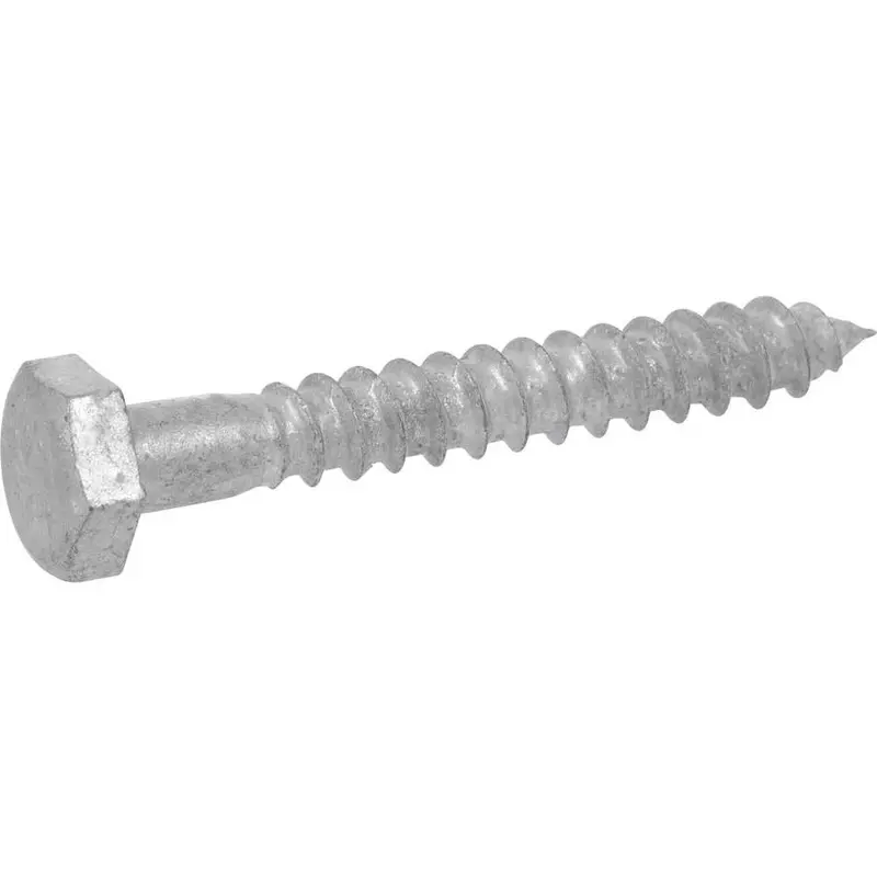Hot-Dip Galvanized Lag Bolt — 1/2″ × 8″