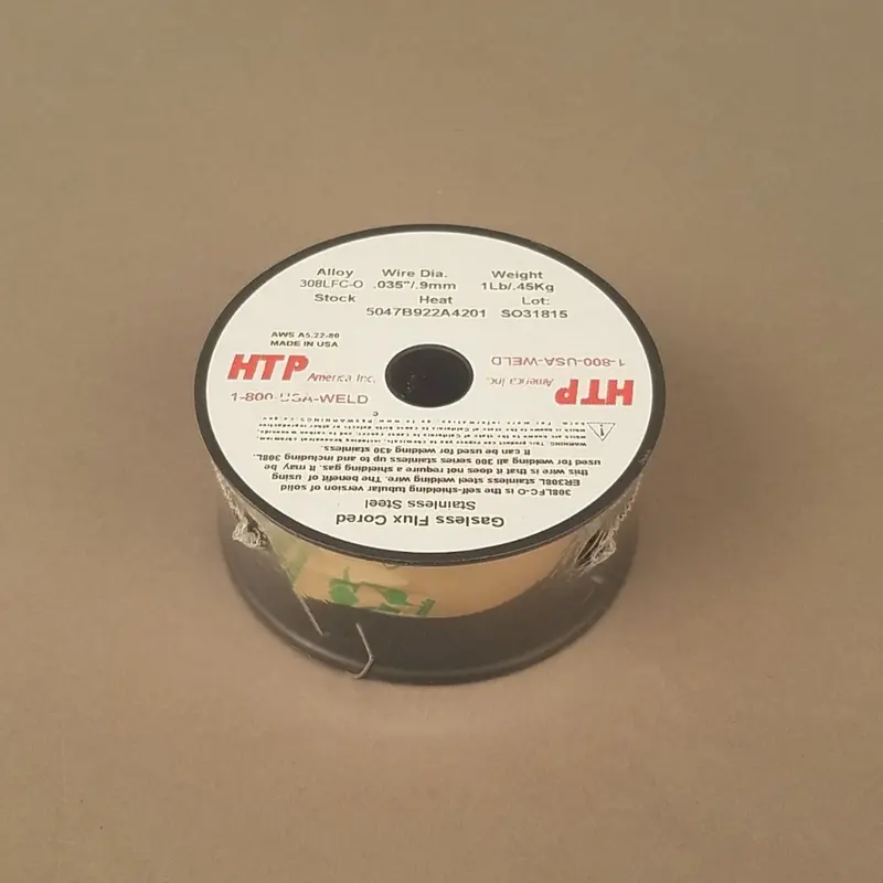 HTP America ER308L Flux-Cored Stainless MIG Wire – Standard Spool Size