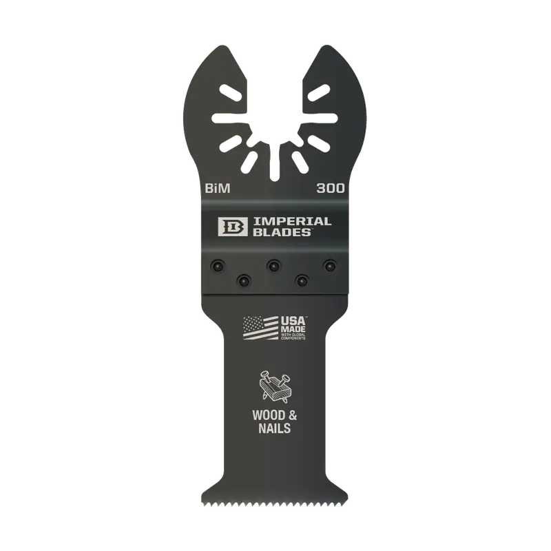 Imperial Blades IBOA300-1 One-Fit 1-1/4″ Wood & Nail Oscillating Blade