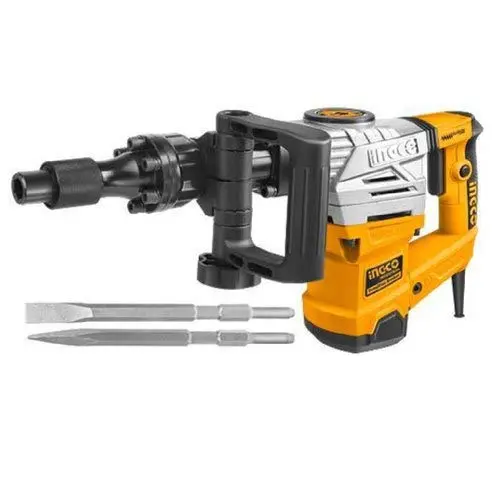 Ingco PDB13008 1300W Demolition Breaker – Anti-Vibration Design, Corded Heavy-Duty Concrete Breaking Tool