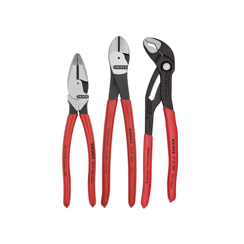 Knipex 9K0080157 US Pro Pliers Set – Heavy-Duty 3-Piece Mechanic’s Tool Collection