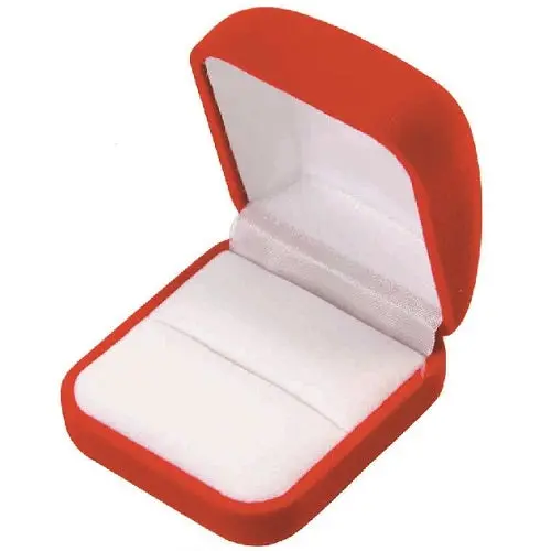 Large Flocked Ring Presentation Box