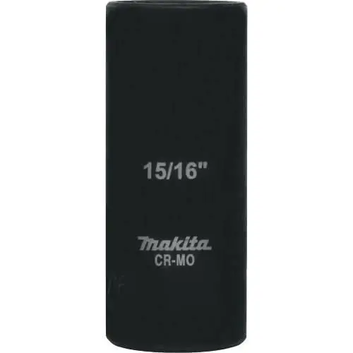 Makita 15/16" Deep-Well Impact Socket – 1/2" Drive (A-96322) 1