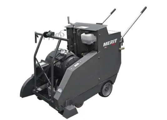 Merit M400 30HP Electric Walk-Behind Concrete Saw – Front-Pivot, 4-Speed