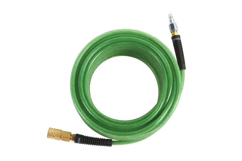 Metabo HPT 1/4″ x 50′ Polyethylene Green Air Hose for Pneumatic Tools