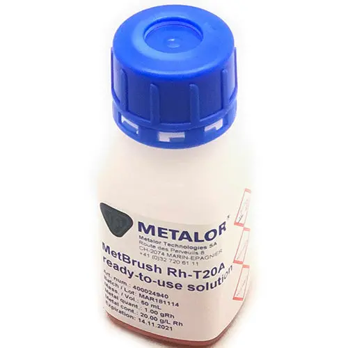 Metalor Rhodium Pen Plating Solution – 1g Cartridge