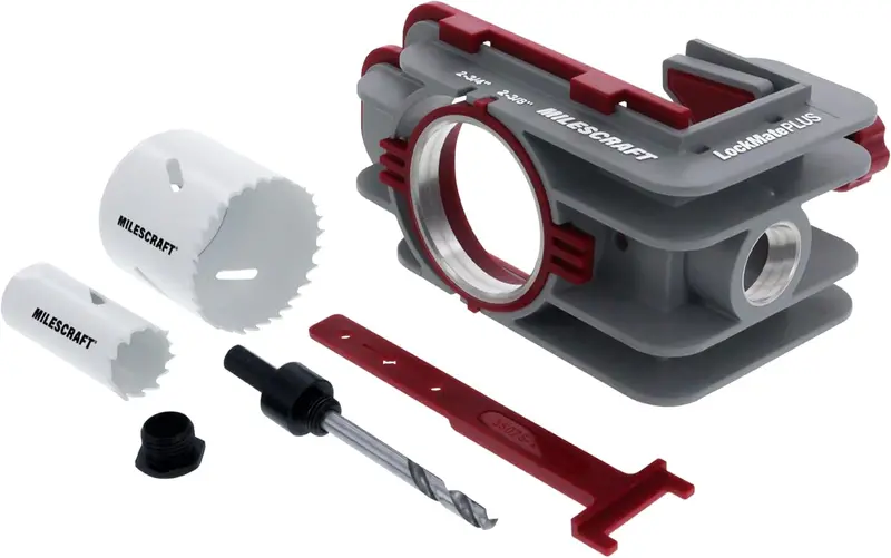 Milescraft Lock Mate PLUS Door Lock Bore & Strike Plate Alignment Tool