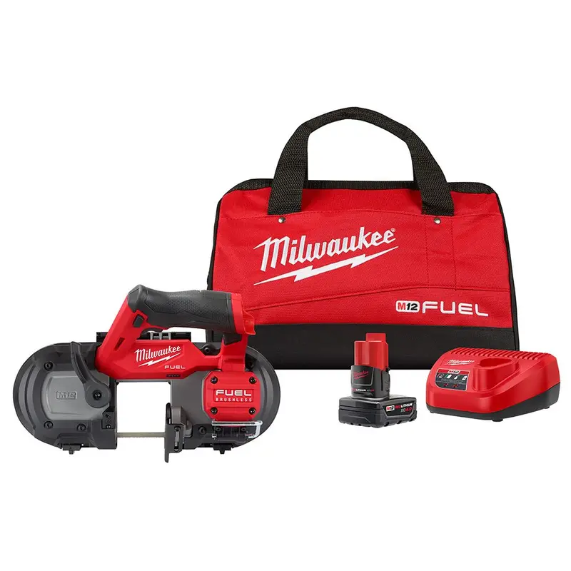Milwaukee 2529-21XC M12 FUEL Compact Band Saw Kit – Includes Battery & Charger