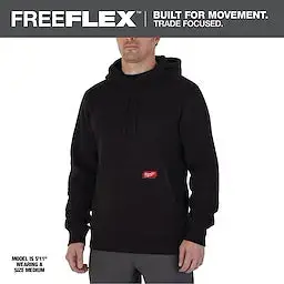 Milwaukee 351B-XL FreeFlex™ Black Pullover Hoodie