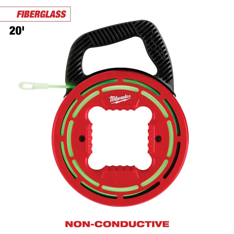 Milwaukee 48-22-4182 20-Foot Glow-in-the-Dark Fish Tape